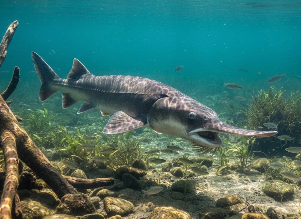 Kaşık Ağızlı Mersin Balığı balığı